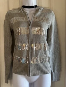 Aeropostale Sequin Zip Hoodie - Picture 1 of 10