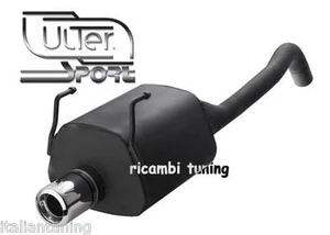 FIAT Panda 1.1 - 1.2 - 1.3Mj 2003-2012 Scarico Sportivo Omologato Marmitta 80 mm - Imagen 1 de 1