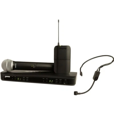 SHURE BLX1288/P31 Dual Wireless Handheld & Headset Mic System DISPLAY DEMO - Image 1 of 4