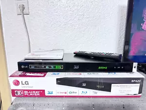 EMBALAJE ORIGINAL 3D Blu-Ray LG BP420 Bluray reproductor de DVD con FB HDMI USB LAN Smart TV - Imagen 1 de 15