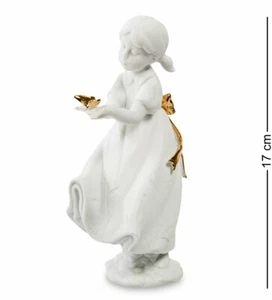 Pavone Porcelain Figurine Young Lady Girl Statue Sculpture 7" MADE IN ITALY - Picture 1 of 5