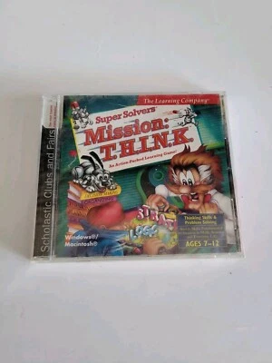 Super Solvers Mission Think PC-CD Game (1997) Age 7-12 The Learning Company - Image 1 of 4