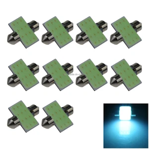10x Azul Hielo Coche 31MM Festón Luz Número Placa Blub 1 COB LED 32mm I015 - Imagen 1 de 5