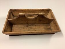 Antique Pine Slant Side Utility or Pantry Tray Nice Patina