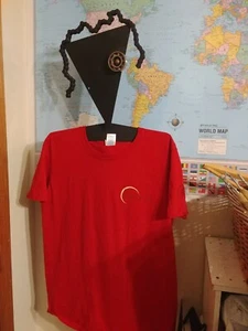 NWOT Medium Red Italian EATALY Roof Top BIRRERIA New York City T Shirt - Picture 1 of 3