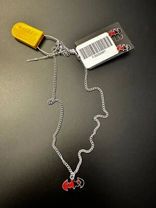 DC COMICS HARLEY QUINN BATMAN NECKLACE AND EARRINGS SET - NEW - PROTOTYPE - Picture 1 of 4
