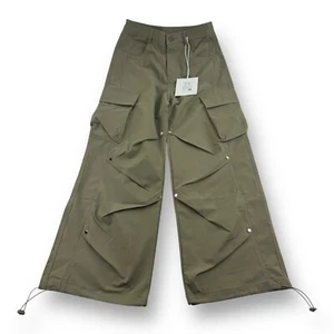 Oreeta Original NWT Cotton Cargo Relax Fit Women’s Pants - Green Medium - Picture 1 of 5