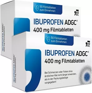 IBUPROFEN ADGC 400 mg Filmtabletten 50 St PZN 17445321 Doppelpackung - Bild 1 von 1