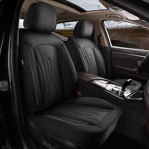 Car Seat Covers Full Set Waterproof Faux Leather Fit for Toyota Camry 2012-2025 - Picture 1 of 8