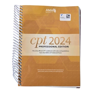 CPT 2024 Professional Edition Codebook Spiral-Bound American Medical Association - Imagen 1 de 5