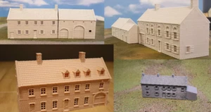 Fattoria Caillou, Wellington's HQ La Bergerie, LA Baraque 1/72 Terreno 1:72 - Foto 1 di 34