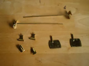 VINTAGE BRASS SCALE RUNNING GEAR SET FOR RIVA AQUAMARINA OR SIMILAR MODEL BOATS - Picture 1 of 5
