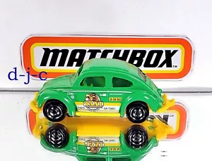 2021 Matchbox MBX METRO'62 Volkswagen Beetle Green #97 Loose - Picture 1 of 5