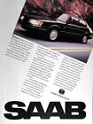 1987 SAAB 900 TURBO COUPE Genuine Vintage Ad ~ RARE CDN Ad ~ FREE SHIPPING!