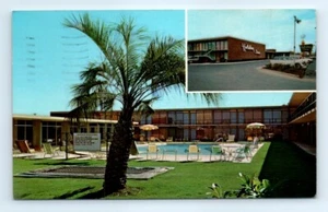Postcard GA 1965 Columbus Holiday Inn Vtg Photo Pool N3 - Picture 1 of 2