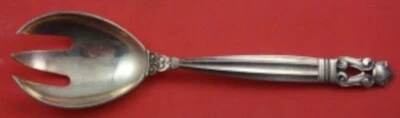 Acorn by Georg Jensen Sterling Silver Relish Fork 3-Tine with GI/GJ Mark 5 3/4" - Image 1 of 2