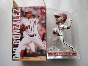 Gio GONZALEZ Bobble Head Baseball 2013 MLB Washington Nationals NEW NIB - Picture 1 of 6
