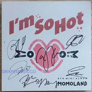 MOMOLAND Show Me 5th Mini Album K-POP REAL SIGNED AUTOGRAPHED CD#2 - Picture 1 of 3