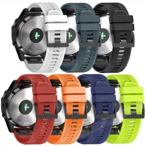 Nastro in silicone facile da adattare per Garmin Fenix 6X 6S Pro 7X 7 cinghia installazione rapida - Foto 1 di 43