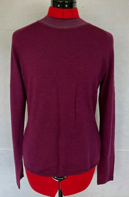 Suéter RAG & BONE LANA MERINO MUJER TALLA L GRANDE MORADO NUEVO *A Foto 1 de 3
