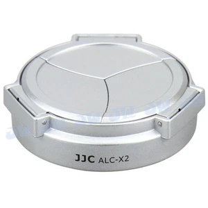 JJC Self Retaining Auto Open & Close Lens Cap for LEICA X1 & X2 Camera SILVER - Picture 1 of 6