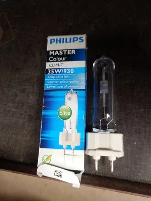 Philips Master Colour Elite CDM-T 35W / 930 Ceramic Metal Halide Lamp - Image 1 of 2