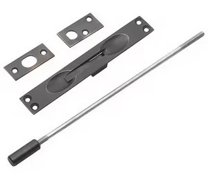 Solid Brass Flush Bolt 12" Oil Rubbed Bronze Hardware Home Door Security 1 Pack - Picture 1 of 1