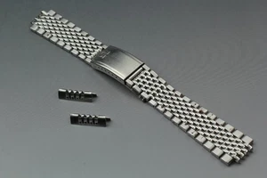 Bracciale Vintage [N MINT] OMEGA Acciaio Inox 1068 FF586 Argento Uomo di JPN - Foto 1 di 10