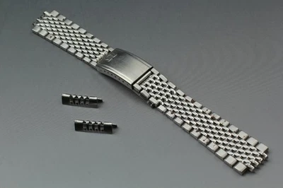 Bracciale Vintage [N MINT] OMEGA Acciaio Inox 1068 FF586 Argento Uomo di JPN - Immagine 1 di 4