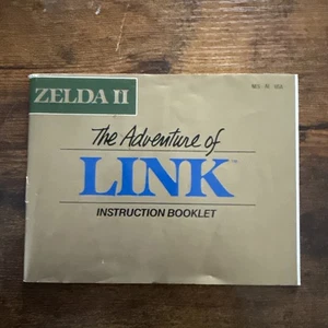 The Adventures Of Link Zelda 2 Nintendo NES Anleitung nur Booklet neuwertig - Bild 1 von 2