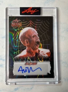 2025 Hoja de Metal Halloween Ari Lehman Telaraña Autógrafo Viernes 13-2/3 - Imagen 1 de 2
