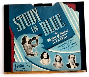 Vogue 10" Picture Discs, STUDY IN BLUE, ALL GIRL ORCHESTRA, R725 & R726 - Bild 1 von 6