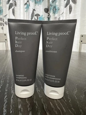 Juego de champú y acondicionador Living Proof Perfect Hair Day 2 fl oz ea nuevo sellado Foto 1 de 4