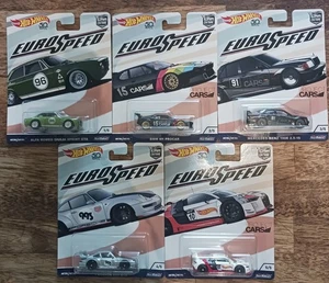 Hot Wheels Premium - Car Culture - EURO SPEED - Full Complete Set of 5 Cars - Picture 1 of 6