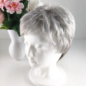 Vikki Short Hair Wig ESTETICA Classique 3-Tone Grey R56T Pure Stretch Cap - Picture 1 of 23