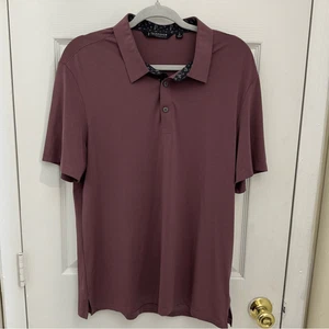 Neu ohne Etikett 7Diamonds Dawn Patrol nahtloses Poloshirt für Herren Größe Medium mauve lila - Bild 1 von 5