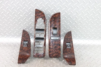 07-14 YUKON Woodgrain Window Switch Trim Panel Set of 4x Unit OEM Factory OE WTY - Image 1 of 4