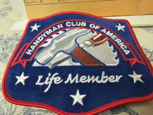 Vtg. Handyman Club of America Life Member Embroidered Patch - Picture 1 of 5