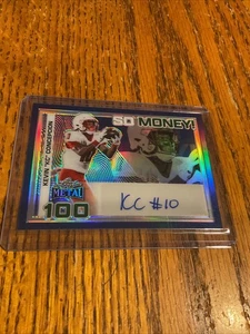 2024 LEAF METAL KEVIN "KC" CONCEPCION BLUE PRIZM  SO MONEY! AUTO #1/9 - Picture 1 of 5