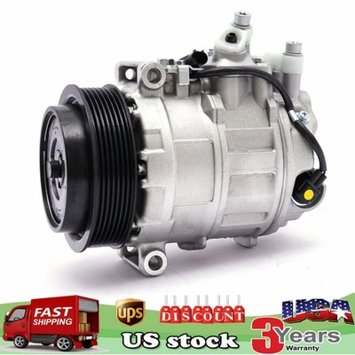 Compresor de aire acondicionado para Mercedes - Benz C230 2003 2004 2005 1,8 L aire acondicionado + conjunto de embrague Foto 1 de 4