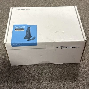 Plantronics SAVI 440 W440 Bezprzewodowy zestaw słuchawkowy i podstawa ładująca NOWY ZAPIECZĘTOWANY - Zdjęcie 1 z 1