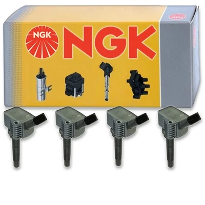 4 bobinas de encendido NGK para Volkswagen Jetta 2013-2017 1,4 L L4 identificación de bujía Foto 1 de 4