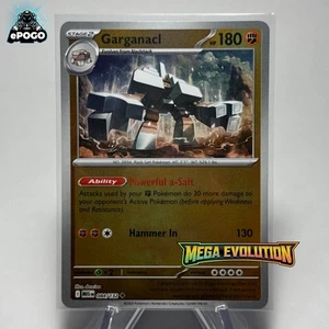 Garganacl 084/132 Reverse Holo Pokemon TCG: Mega Evolution MINT SHIPPED TODAY! - Picture 1 of 2
