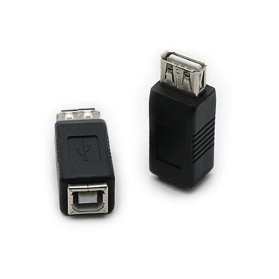 USB2.0 A Female to Type B Female Adapter Converter for Laptop and Hard Drive - Image 1 of 4