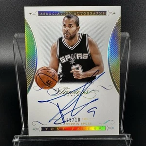 Tony Parker 2014-15 Panini Flawless Association Autographs Auto Gold /10 - Picture 1 of 10