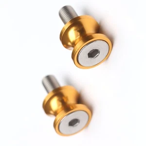 Gold XP M6 Rear Swingarm Spools For Yamaha NIKEN GT 18 19 20 21 22 23 - Foto 1 di 5