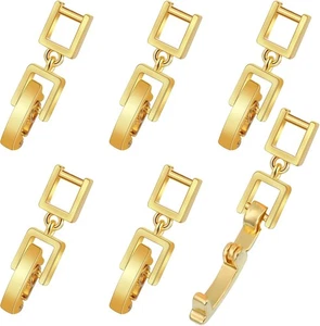 Extensor de pulsera de oro de 6 piezas para mujer, joyería de extensión plegable - Imagen 1 de 3