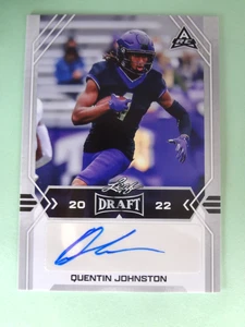 Quentin Johnston 2022 Leaf Draft Silver - Autogramm - Bild 1 von 1