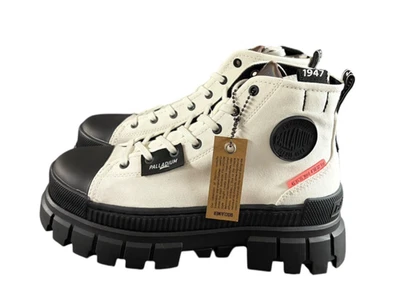 Palladium NEW Revolt Hi TX Platform Boot, Star White, Style: 97242-116-M - Image 1 of 4