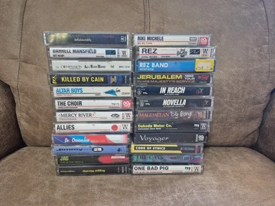 VTG lot 24 Christian rock metal cassette tapes  - Image 1 of 4